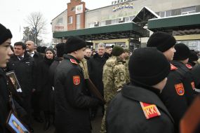 A meeting of the troops who returned from the zone of the OOS