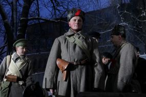 Historical reconstruction of the battle for the Arsenal plant