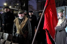 Historical reconstruction of the battle for the Arsenal plant