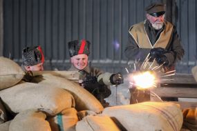 Historical reconstruction of the battle for the Arsenal plant