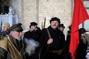 Historical reconstruction of the battle for the Arsenal plant