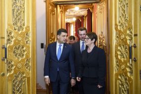 Vladimir Groisman and Tone Wilhelmsen Trien