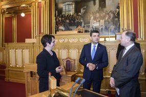 Vladimir Groisman and Tone Wilhelmsen Trien