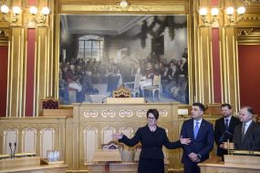 Vladimir Groisman and Tone Wilhelmsen Trien