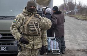 A serviceman in the port