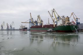 Ships at Mariupol Port