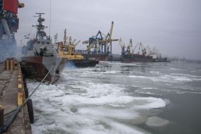Ships at Mariupol Port