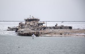 Remnants of the ship