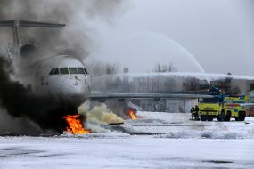 Elimination of a conditional fire in a plane