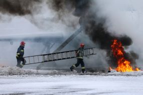 Elimination of a conditional fire in a plane