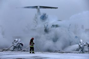Elimination of a conditional fire in a plane