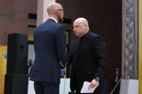 Arseniy Yatsenyuk and Oleksandr Turchynov