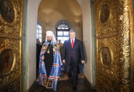 Petro Poroshenko, Metropolitan Epiphanius