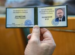 Certificate of Presidential Candidate