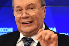 Broadcast of the press conference of Viktor Yanukovych