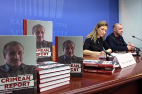 Emine Jaaparova and Volodymyr Prytula  