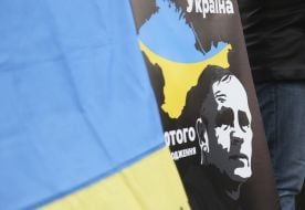 Плакат на підтримку Володимира Балуха
