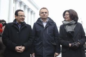 Oleg Berezyuk, Andriy Sadovy, Oksana Syroid