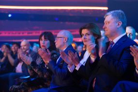 Петр Порошенко с супругой Мариной