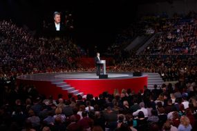 Petro Poroshenko at the Open Dialogue Forum