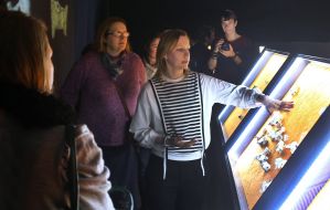 Alina Sushko guids an excursion