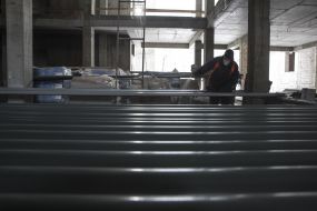 The builder works in the school building number 42