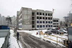 The building of the reconstructed school № 42 in the Dnipro district