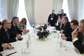 Petro Poroshenko and Milo Djukanovich