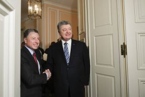 Petro Poroshenko and Kurt Volker