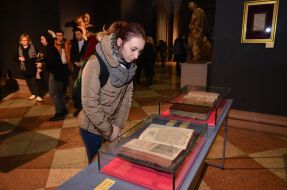 Old printed book in the Museum of John Pinzel