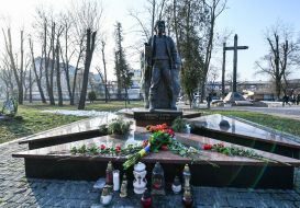 The monument to Roman Gurik