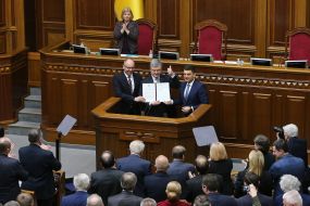 Андрій Парубій, Петро Порошенко та Володимир Гройсман