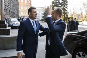 Volodymyr Groisman and Donald Tusk