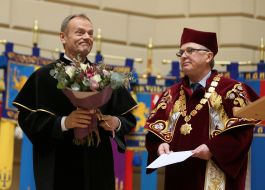 Donald Tusk and Volodymyr Melnyk
