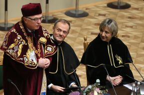 Donald Tusk and Volodymyr Melnyk