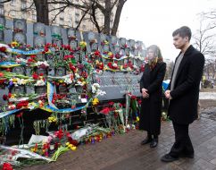 Maryna Poroshenko and Mikhail Poroshenko