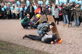Students recreated events of Maidan