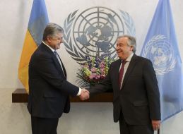 Петро Порошенко та Антоніу Гутерреш