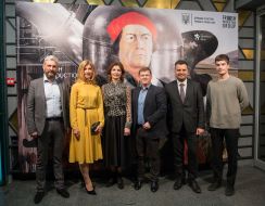 Marina Poroshenko, Pavel Rozenko, Philip Illenko and Mikhail Poroshenko,