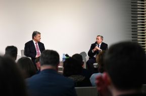 Petro Poroshenko and Andriy Deshchytsia