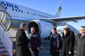Petro Poroshenko arrived on a working visit to Lublin