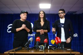 Andrey Danilko,  Susanna Jamaladinova (Jamala), Yevhen Filatov