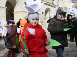 Участники акции "Сохраним первоцветы!"