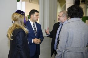 Emine Dzhaparova, Vladimir Groisman, Refat Chubarov