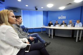 Участники пресс-конференции