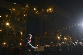 Petro Poroshenko visited Mariupol Metallurgical Plant