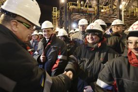 Petro Poroshenko visited Mariupol Metallurgical Plant