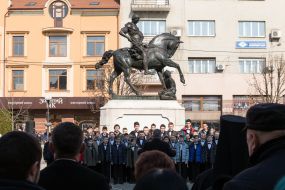Monument to St. Martin in Mukachevo