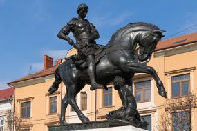 Monument to St. Martin in Mukachevo