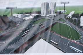 The project of reconstruction of the Shulyavsky overpass
